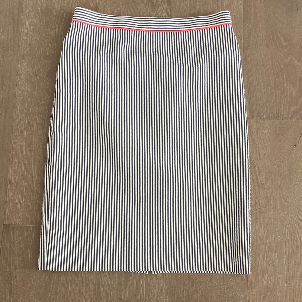 Jcrew seersucker pencil skirt nwot